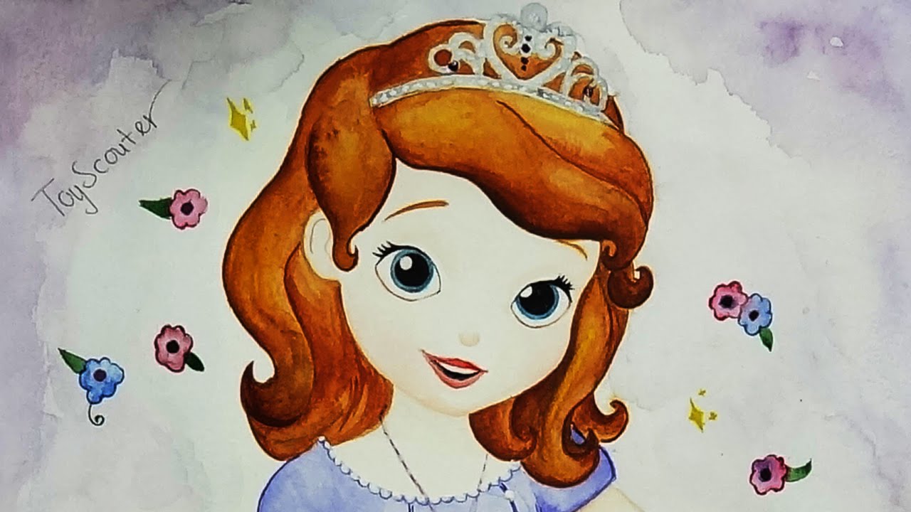 1280x720 Speed Drawing Sofia The First
