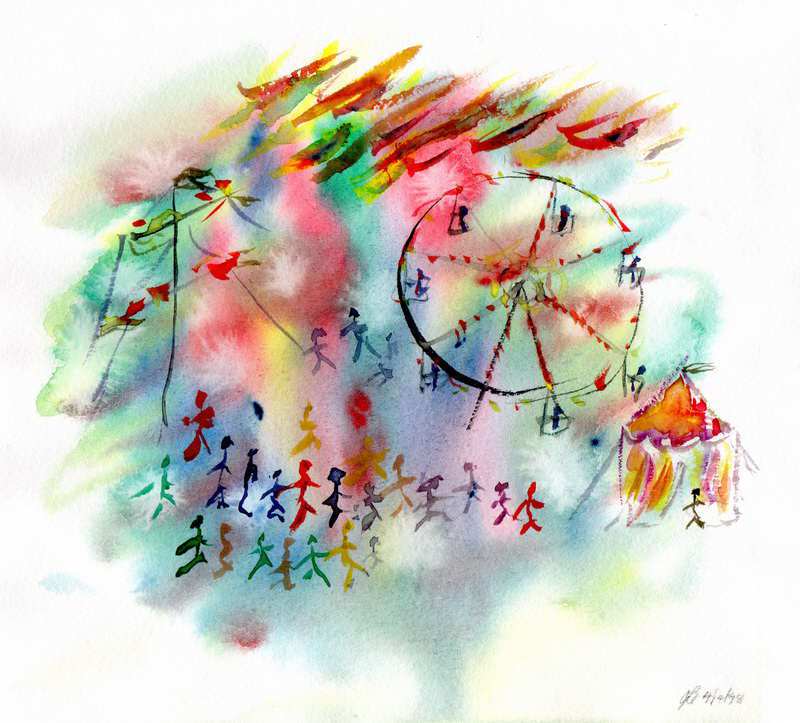 800x723 Stress Management Techniques For Watercolor Painting