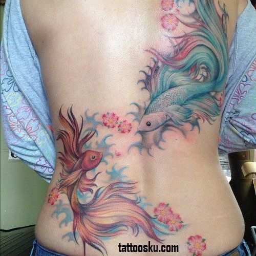 500x500 Fish Watercolor Tattoos This Is An Awesome Tattoo Tattoos I Love