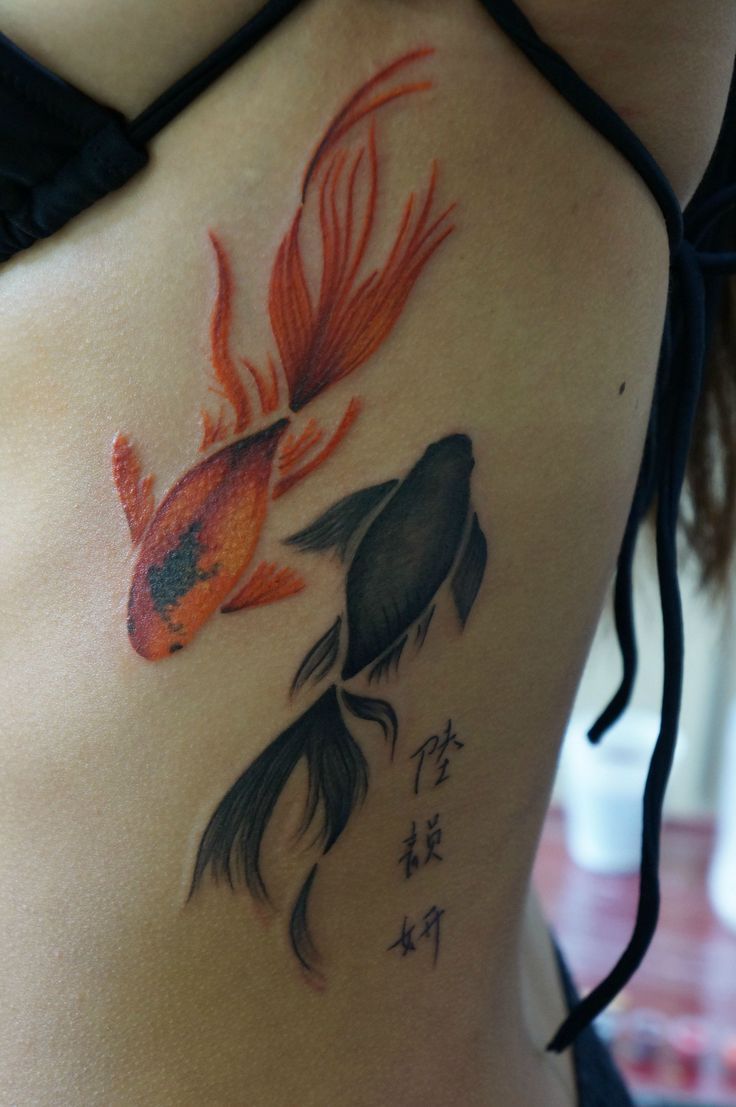 736x1107 Fish Watercolor Tattoo Japanese