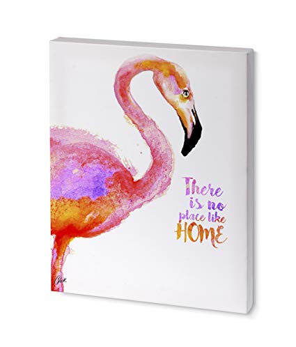 425x498 No Place Like Home Flamingo Watercolor Art Painting On