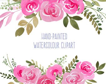 340x270 Floral Watercolor Etsy