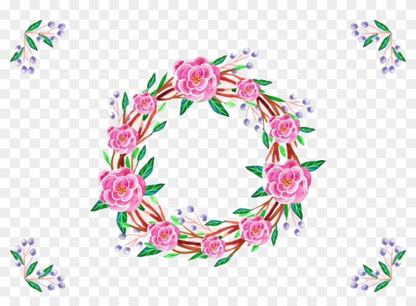 840x619 Japanese Camellia Flower Watercolor Painting