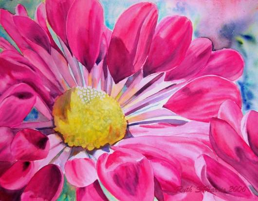 530x412 Floral Watercolor Paintings By Rsharts