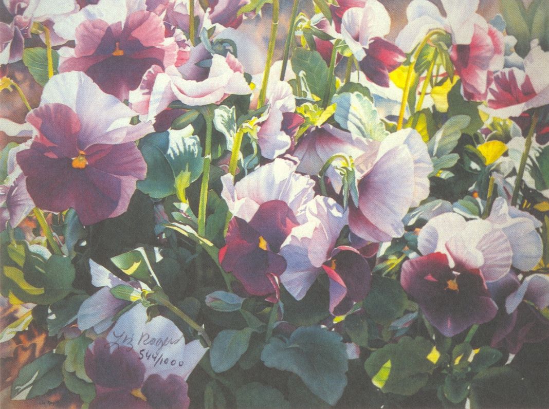 1068x796 Flower Watercolors