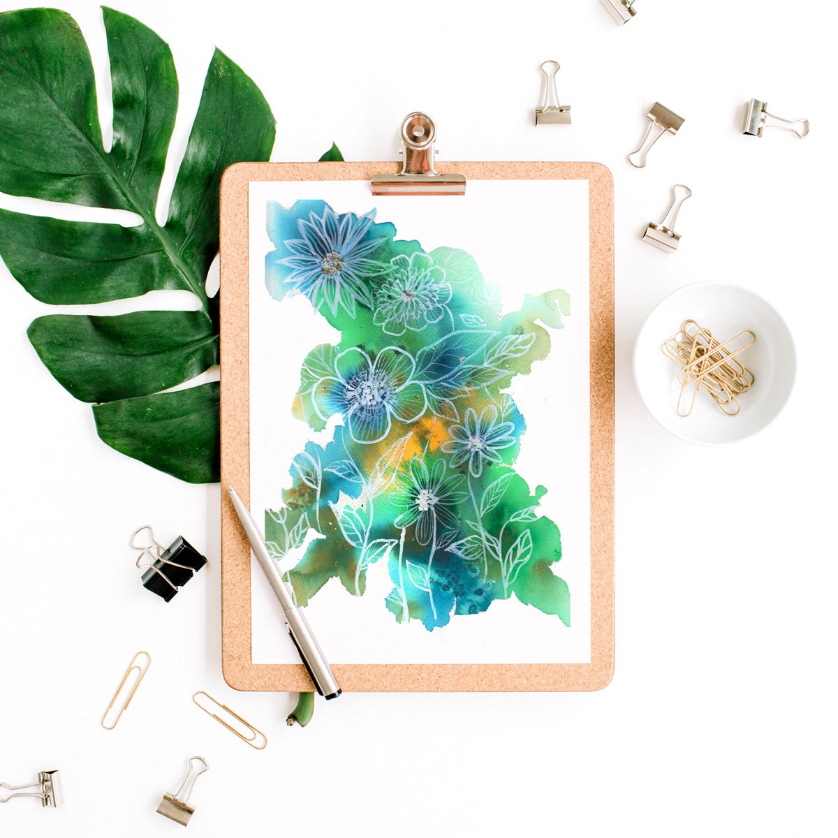 1200x1200 Easy Watercolor Flowers Step By Step Tutorial Dawn Nicole