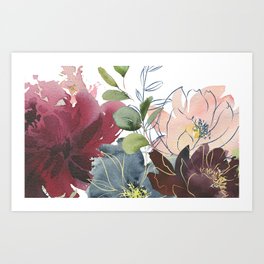 264x264 Floral Watercolor Art Prints Society6