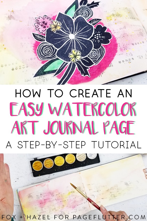 600x900 How To Create An Easy Watercolor Art Journal