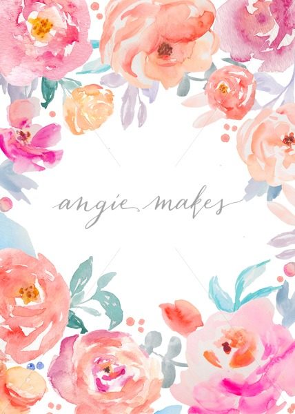 428x600 This Adorable Watercolor Flower Stationery Template Is Ready To