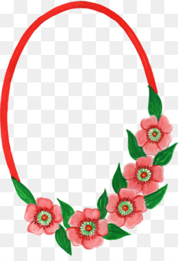 260x380 Flower Oval Picture Frames