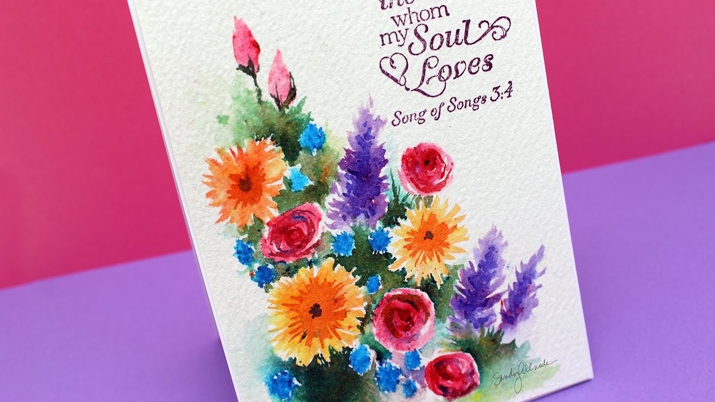 1400x788 Watercolor Flower Series