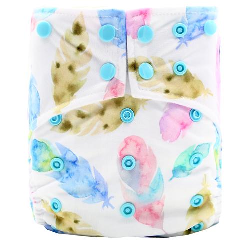 480x480 Happy Flute Pocket Watercolor Feathers The Fluffy Penguin Company