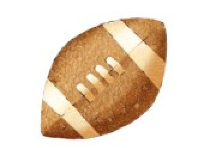 640x480 Watercolor Clipart Football 3