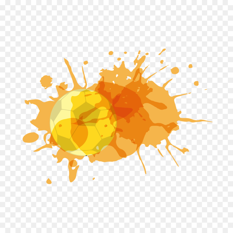 900x900 Watercolor Painting Football