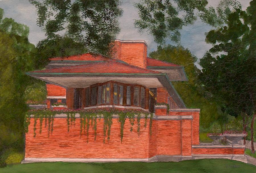 900x609 Frank Lloyd Wright Robie House Painting By Jacob Stempky