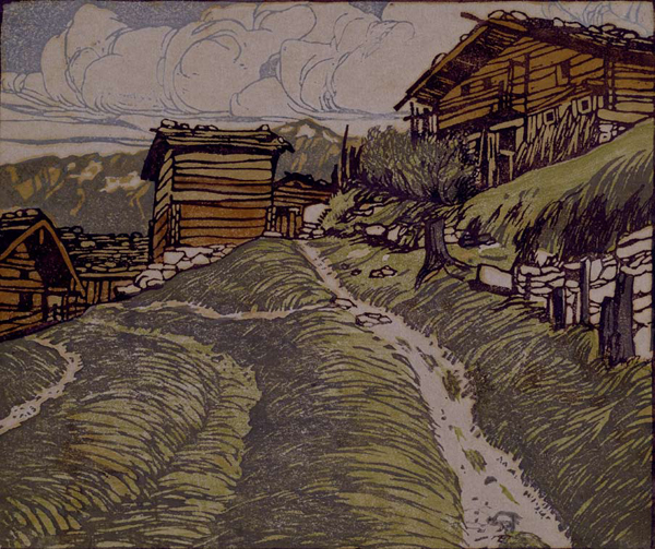 600x503 Frank Lloyd Wright, Art Collector Secessionist Prints From The