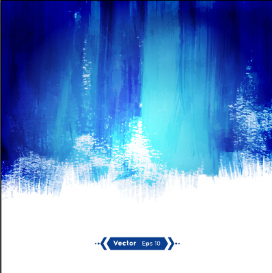 398x399 Hand Drawn Blue Watercolor Background Vector Free Vector In