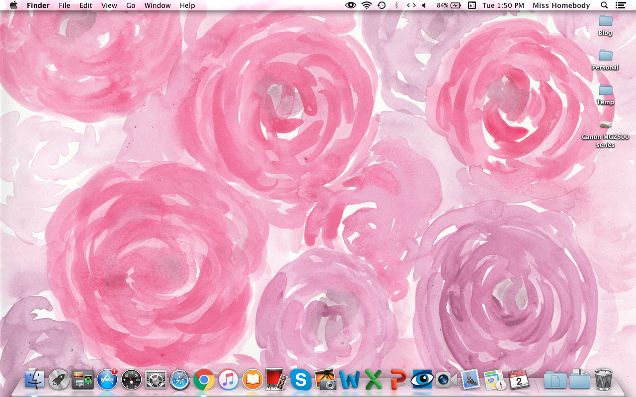 1280x800 Free Floral Watercolor Desktop Or Phone Background