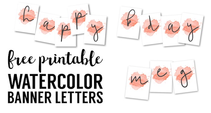 700x375 Coral Watercolor Banner Free Printable