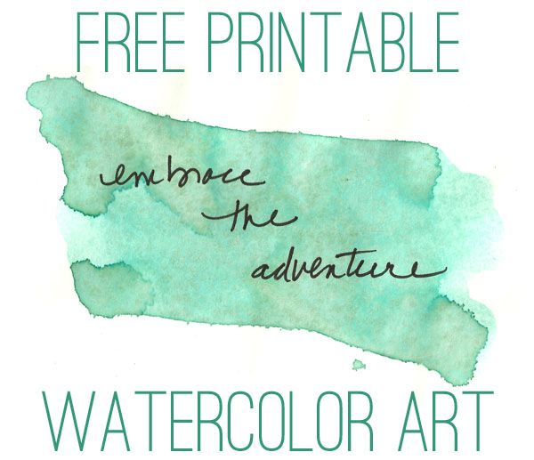 600x517 Free Water Color Inspirational Quotes Art Watercolor Art, Free