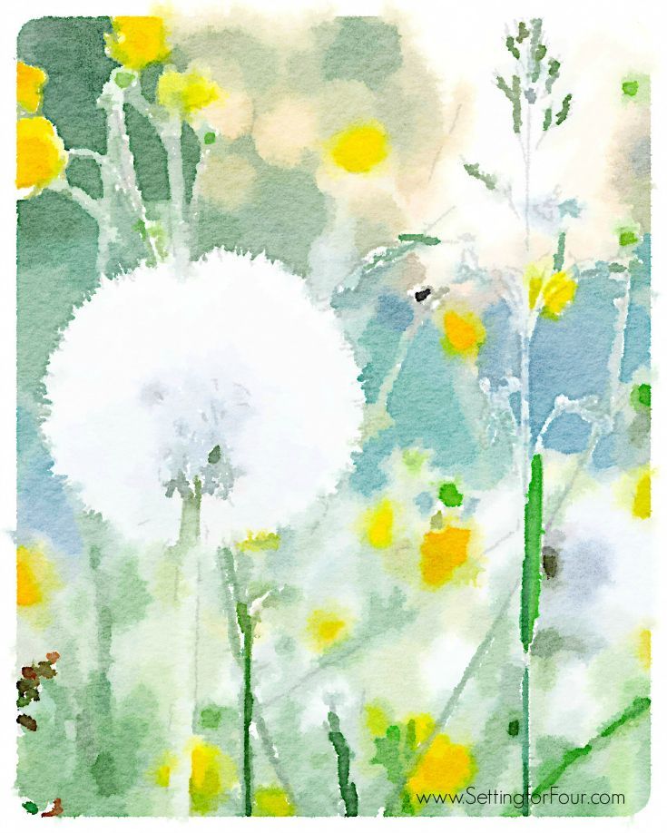 735x918 Free Watercolor Art Printable