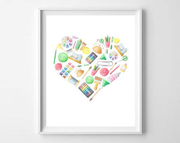 600x477 Watercolor Art Supply Free Printables