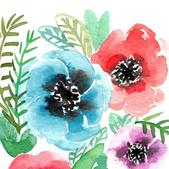 550x550 Watercolor Flower Gallery Craftgawker
