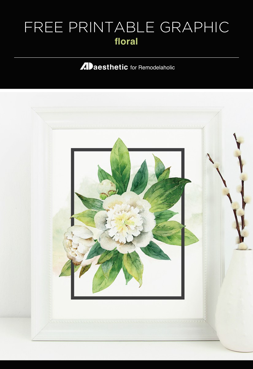 825x1202 Remodelaholic Free Printable May Flowers Watercolor Floral Print