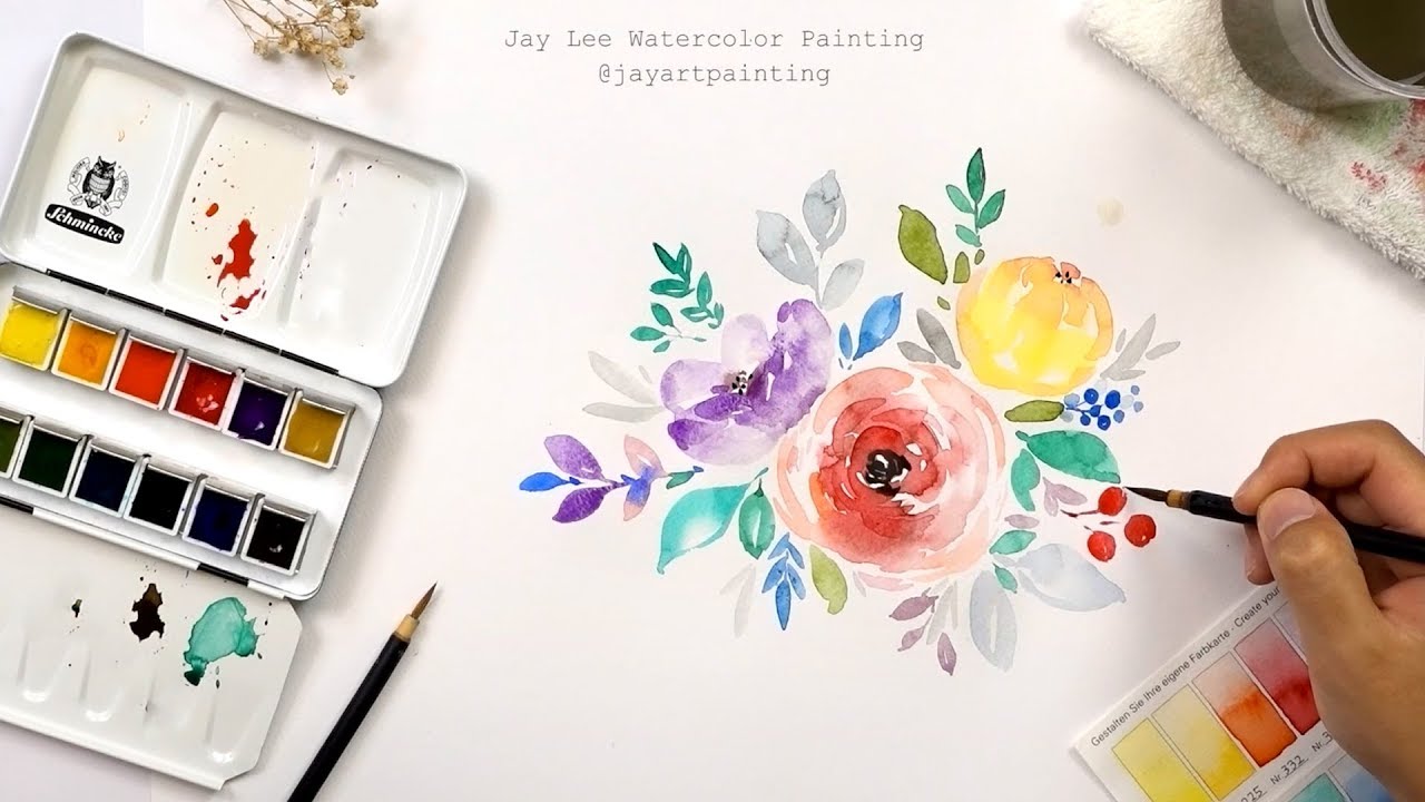 1280x720 Printable Floral Clip Art For Free Flower Painting