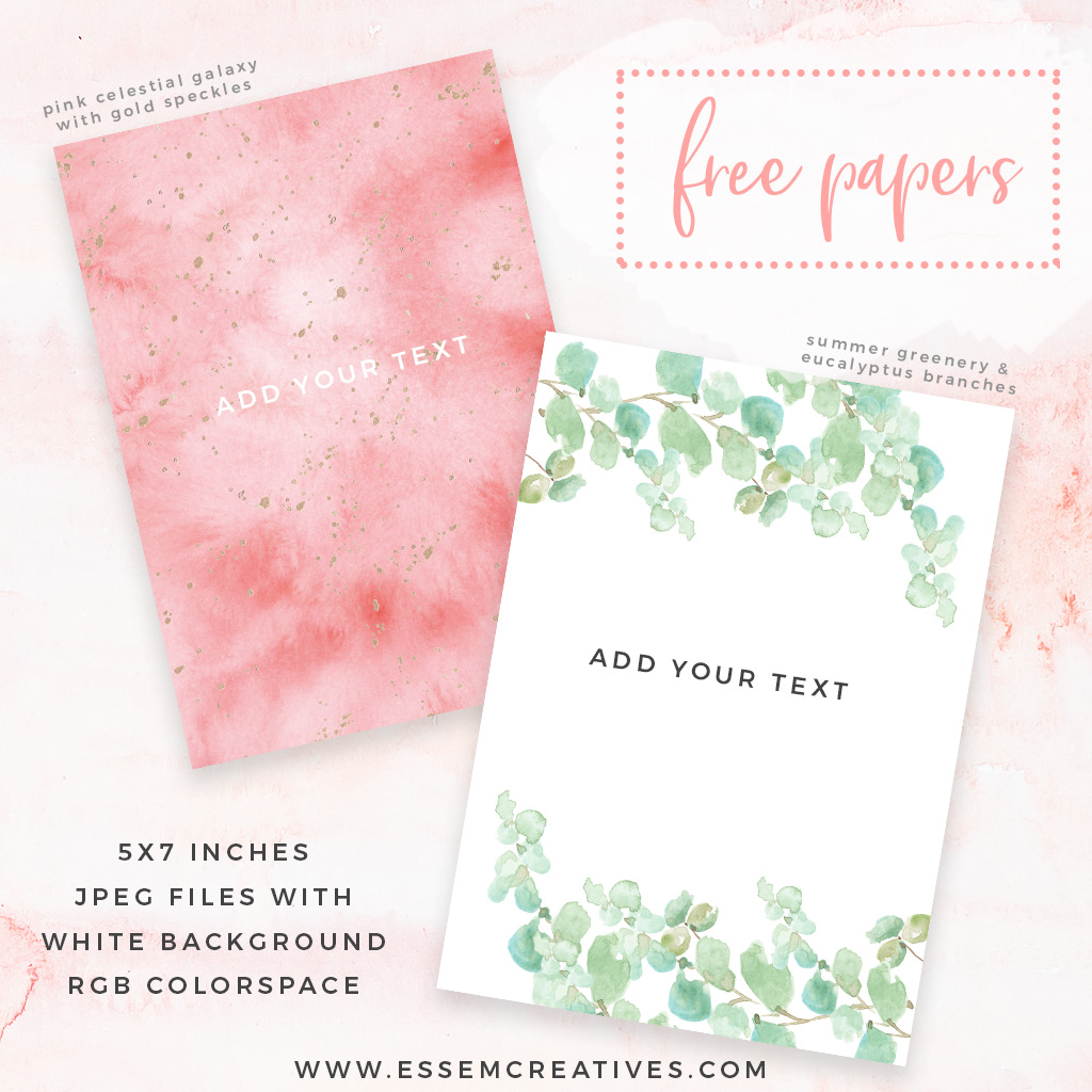 1024x1024 Free Watercolor Invitation Backgrounds