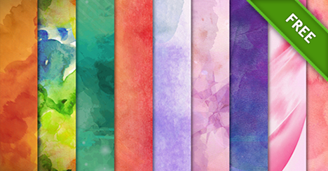 468x244 Free Psd Watercolor Backgrounds