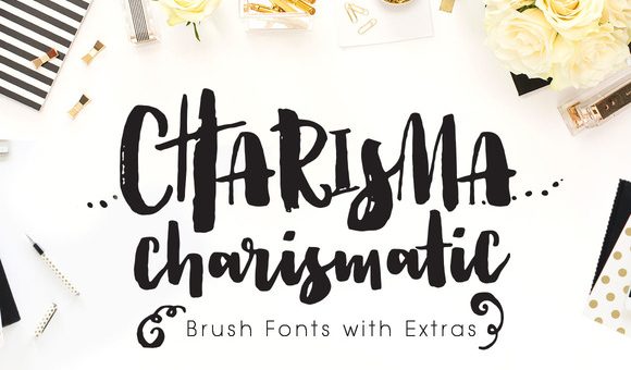 580x340 Watercolor Font