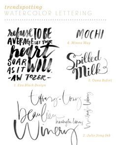 236x295 16 Watercolor Calligraphy Font Free Images