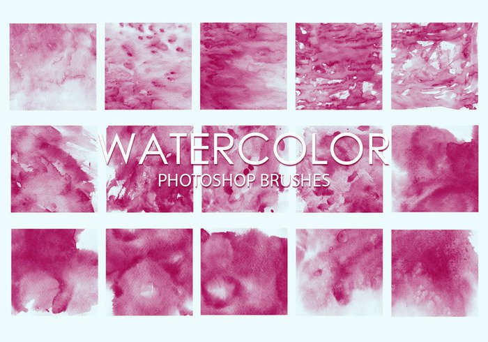 700x490 Free Watercolor Photoshop Brushes 4