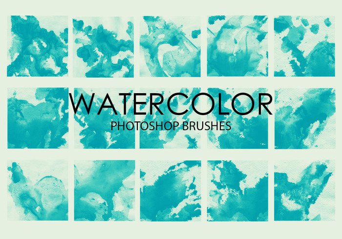 700x490 Free Watercolor Wash Photoshop Brushes