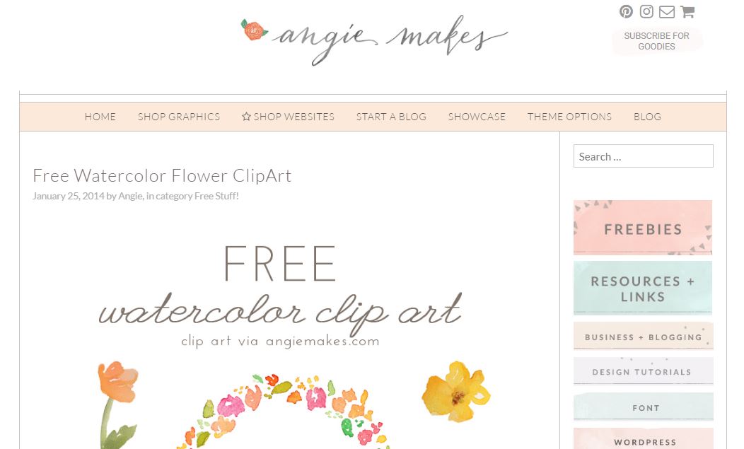 1052x635 Top Places To Find Free Watercolor Flower Designs Online