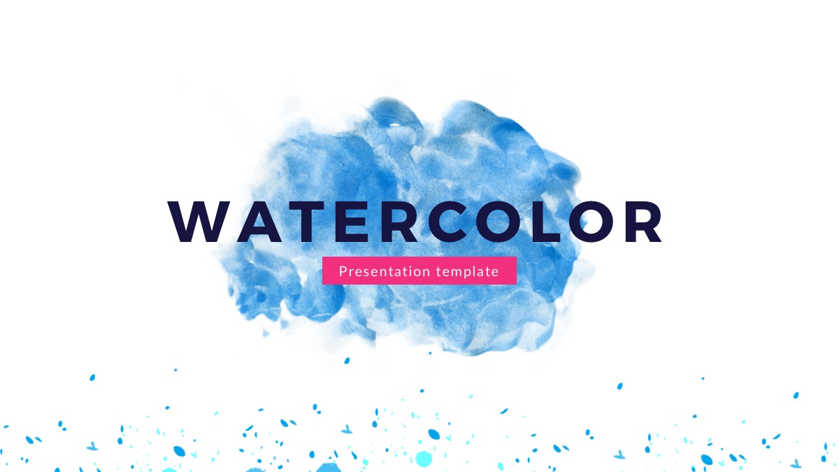 1200x675 Watercolor Free Powerpoint Template