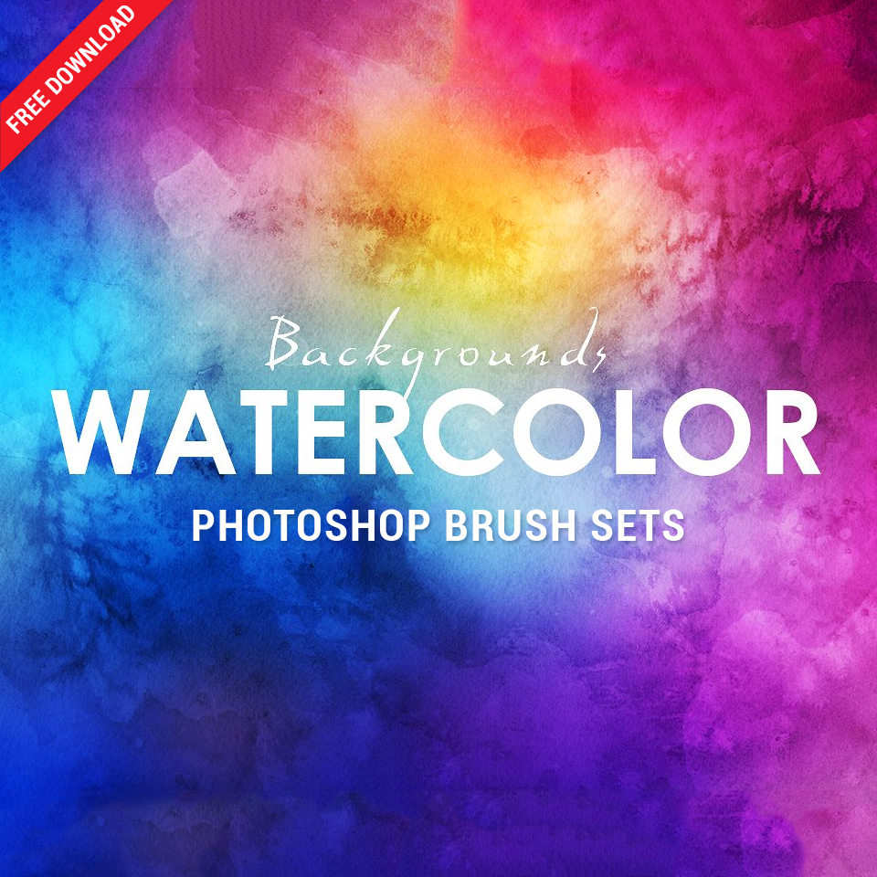 960x960 Free Watercolor Photoshop Brush Sets For Designers