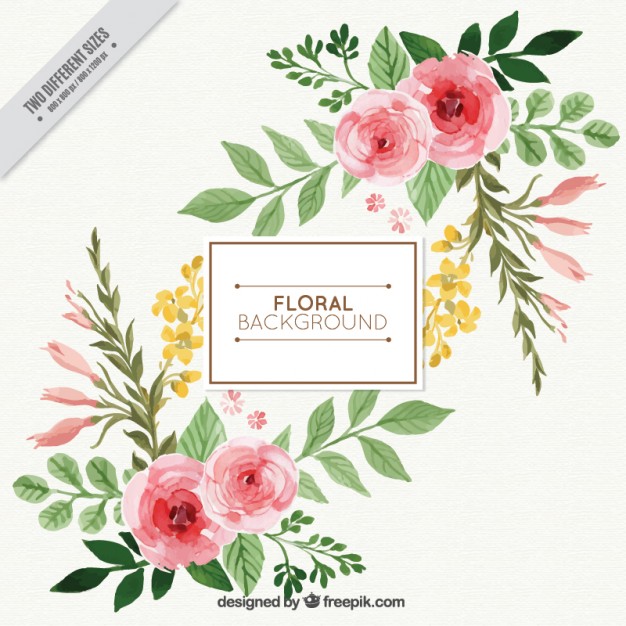 626x626 Flower Watercolor Clip Freeuse Library Background
