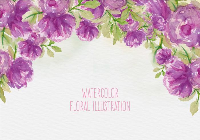 700x490 Free Vector Watercolor Floral Illustration