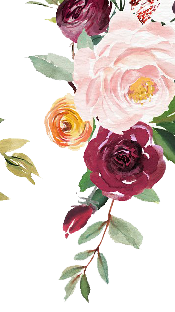 354x628 Free Watercolor Floral Clipart Png