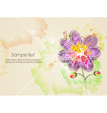 357x376 Free Watercolor Floral Background Vector Free Vector Download