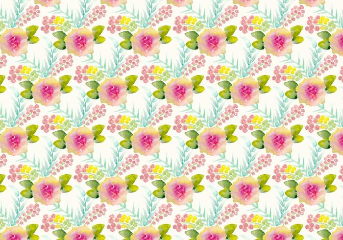 700x490 Free Vector Watercolor Floral Background