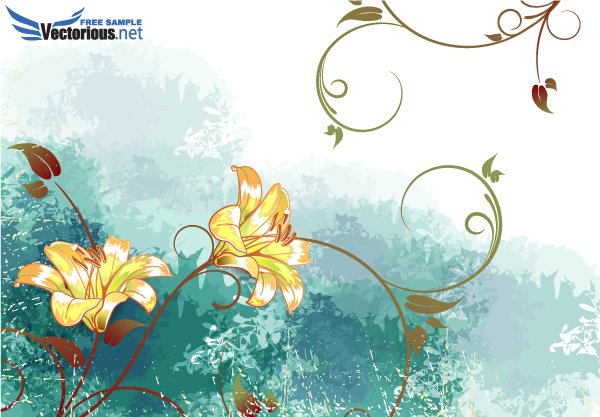 600x417 Free Watercolor Floral Background Psd Files, Vectors Amp Graphics