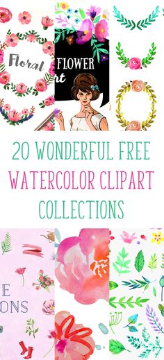 Free Watercolor Flower Vector