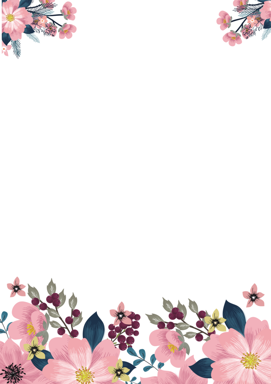 900x1276 Download Watercolor Flowers Png Free Clipart Watercolor Painting