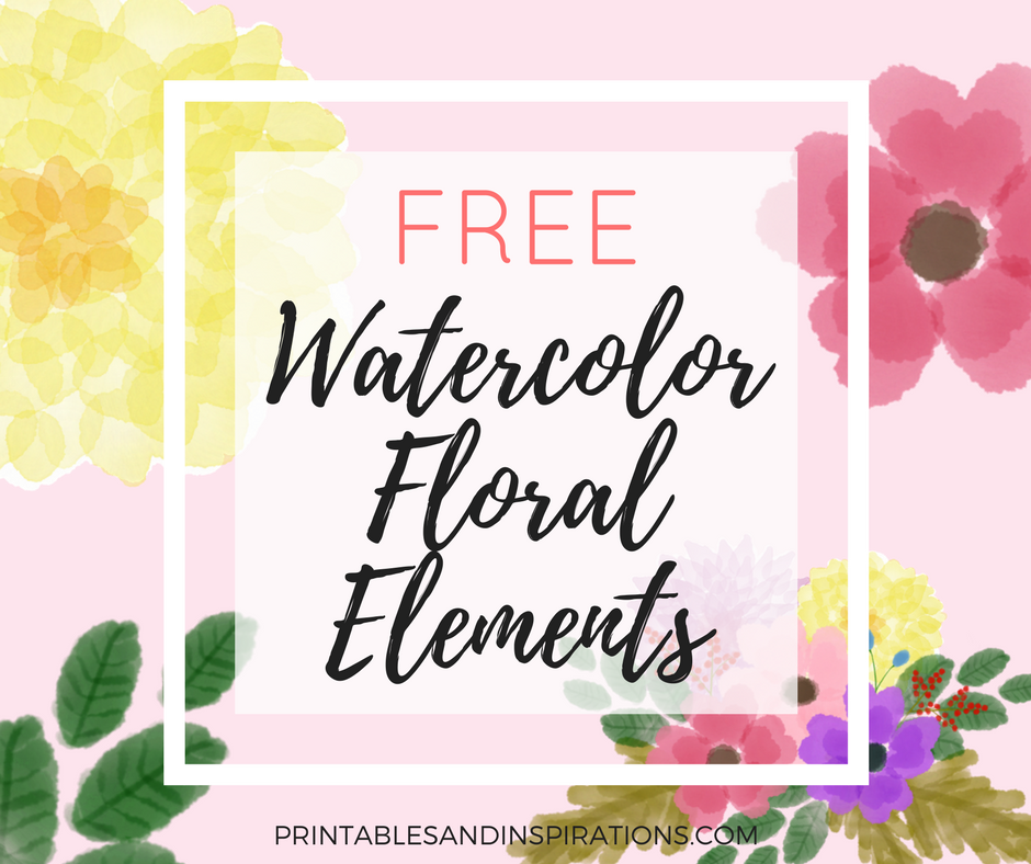 940x788 Free Watercolor Flowers For Your Pretty Projects