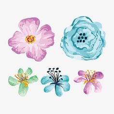 236x236 259 Best Free Watercolor Flower Png Images Images
