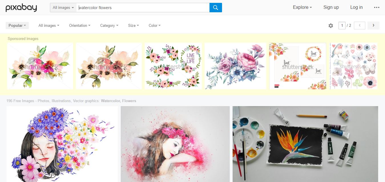 1349x638 Top Places To Find Free Watercolor Flower Designs Online