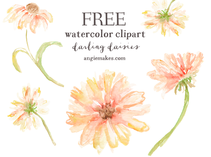 900x670 Free Girly Graphics And Watercolor Clip Art Angie Makes